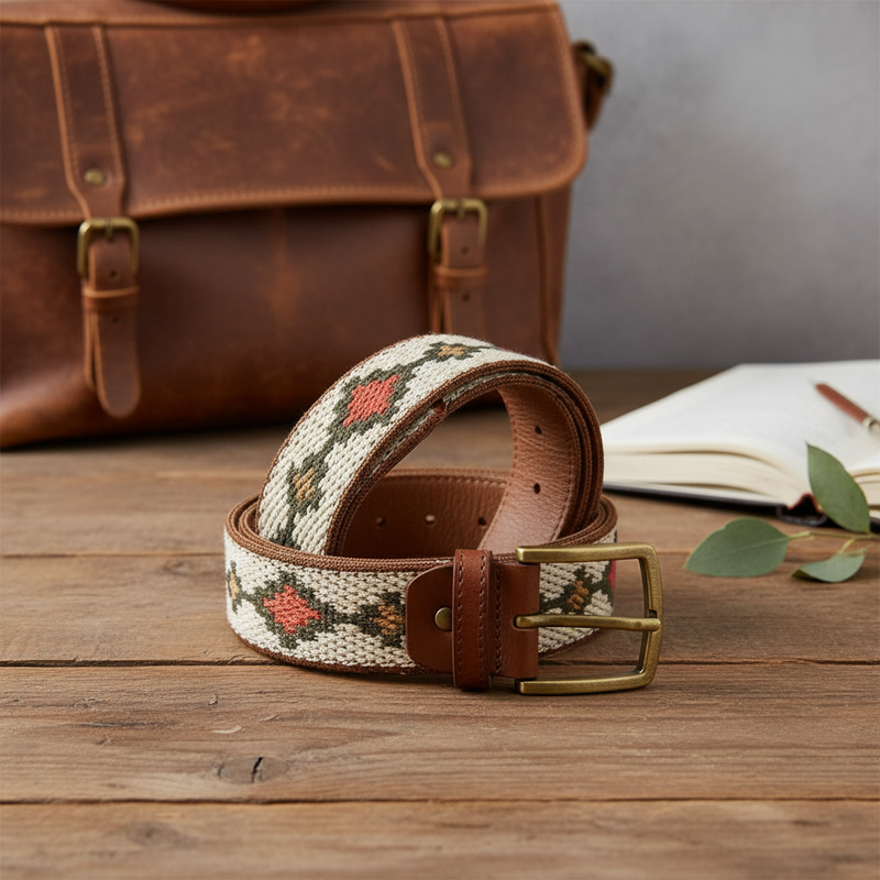 Cinturón argentino beige