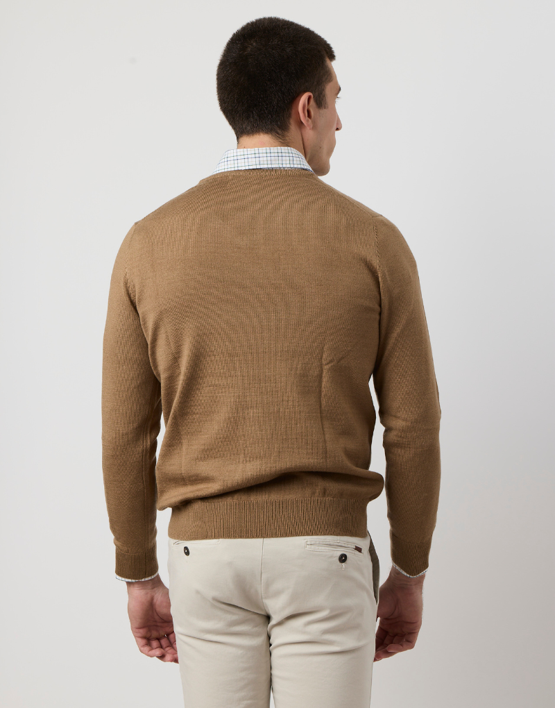 Jersey merino blend pico camel