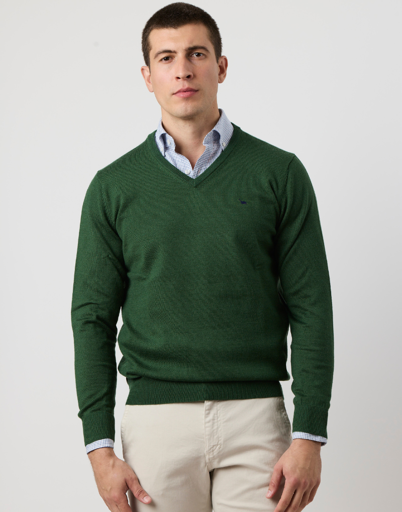 Jersey merino blend pico verde