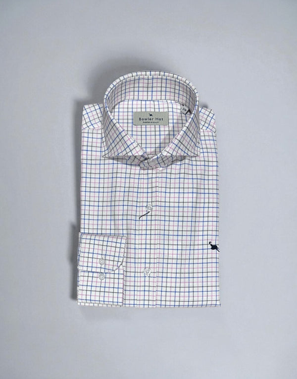 Camisa Italia mini cuadros harrys rosa