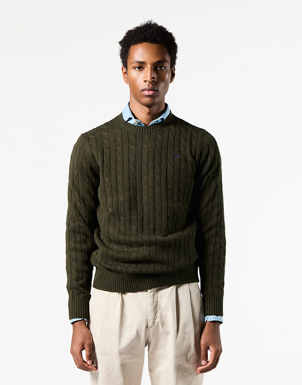 Jersey caja ochos khaki