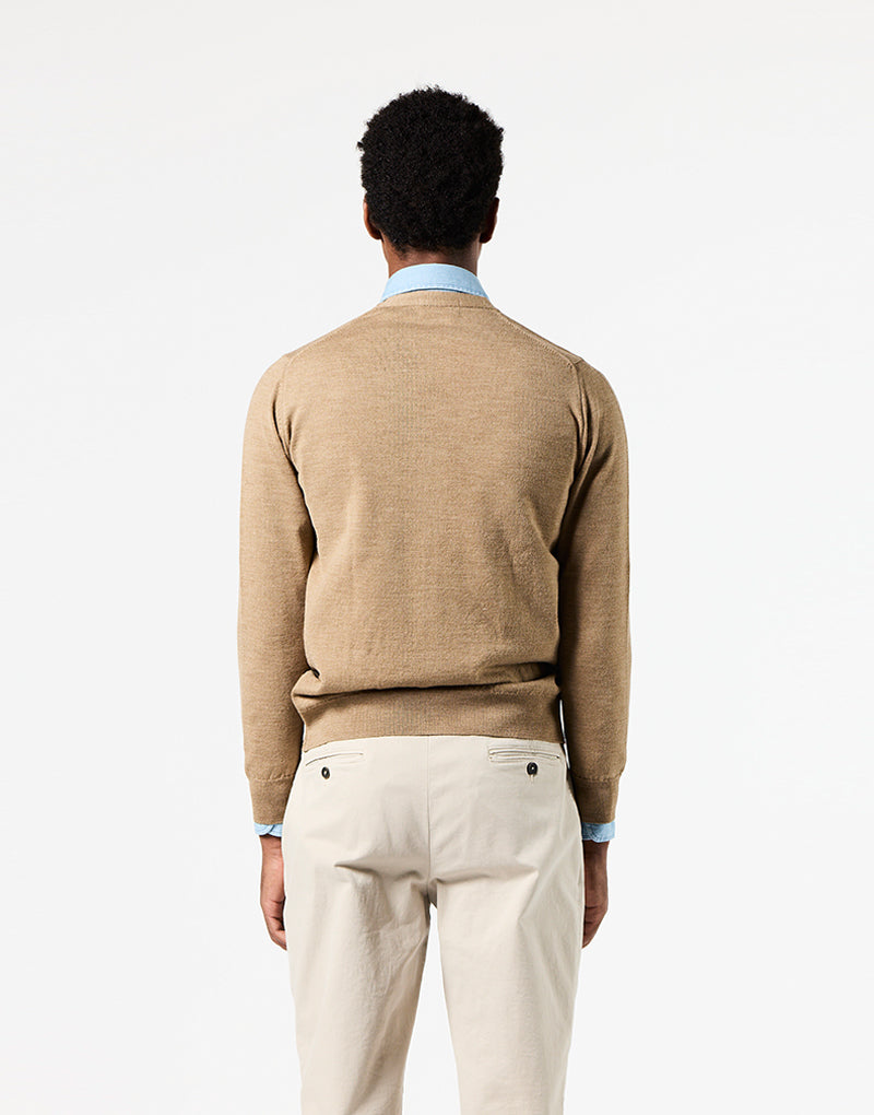 Cardigan basic camel