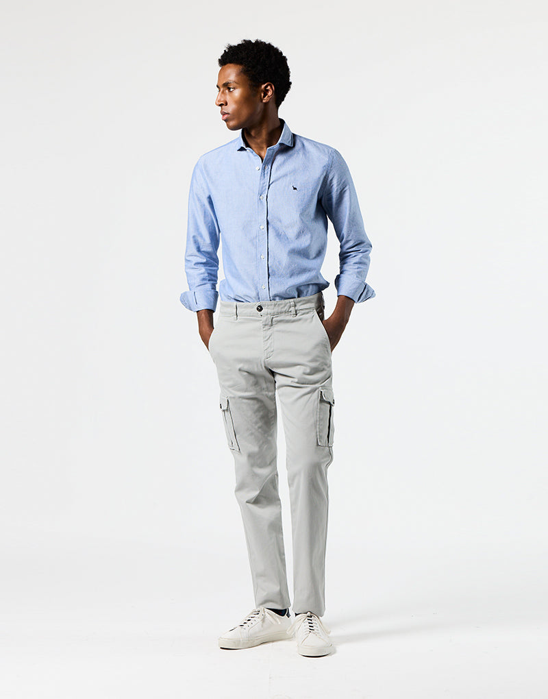 Pantalón new cargo gris