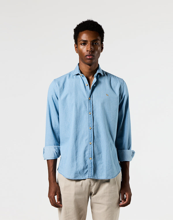 Camisa italia denim azul