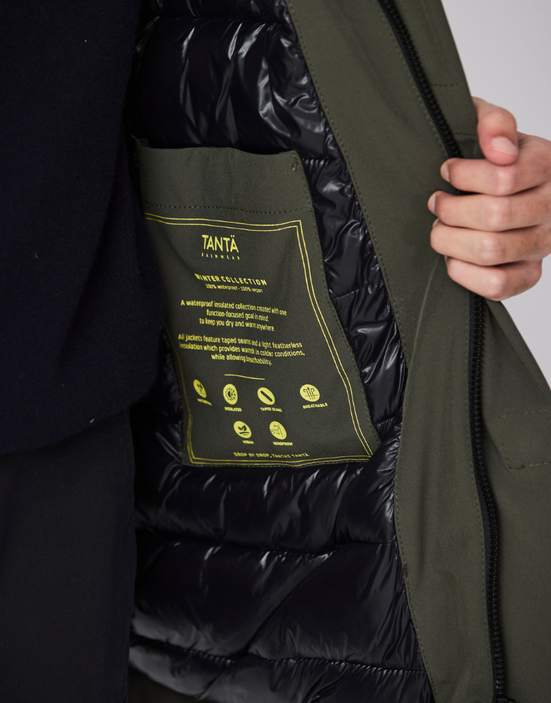 Chaqueta Softshell Aislante yuki khaki