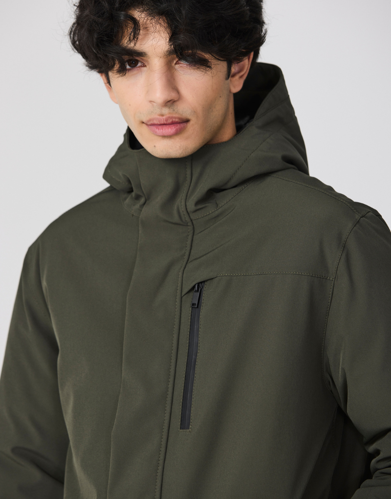 Chaqueta Softshell Aislante yuki khaki
