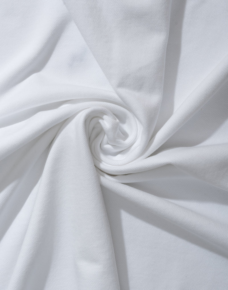 New polo cotton lavado blanco