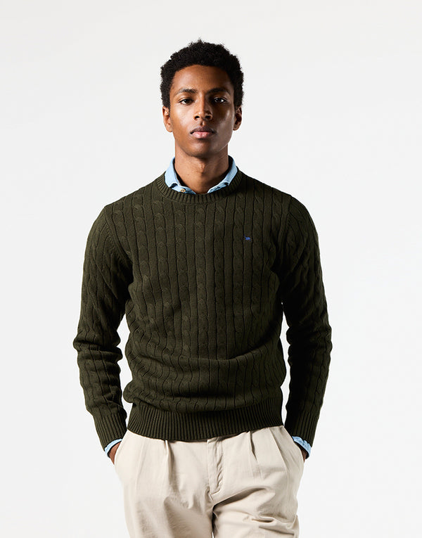 Jersey caja ochos khaki
