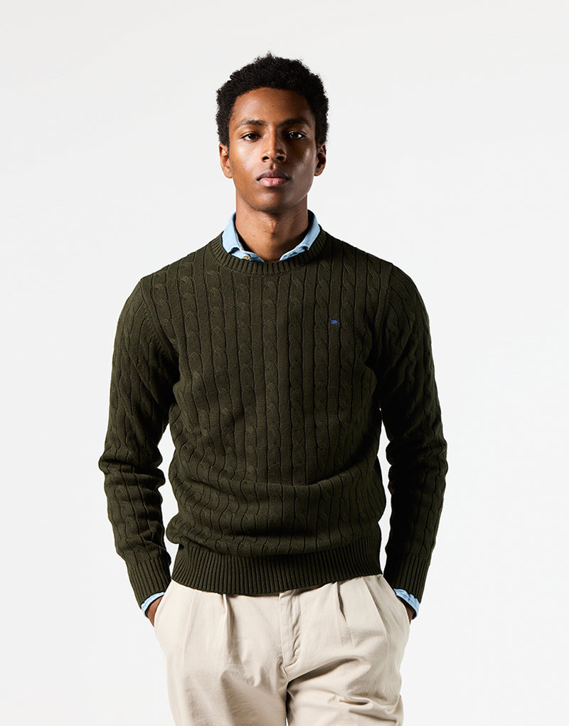Jersey caja ochos khaki
