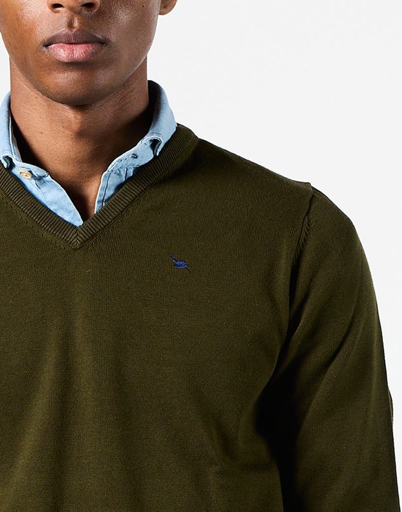 Jersey algodón fine pico khaki