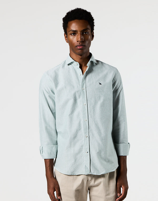 Camisa italia oxford raya verde