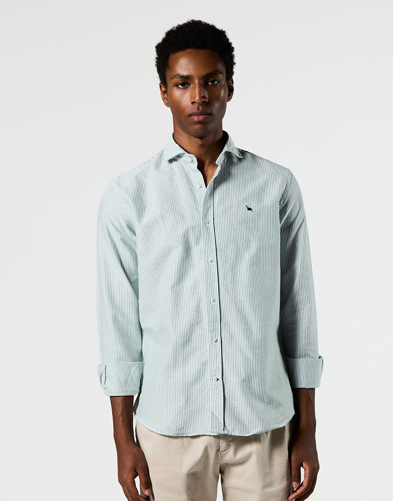 Camisa italia oxford raya verde