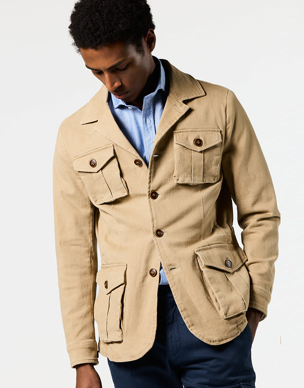 Sahariana solapa beige