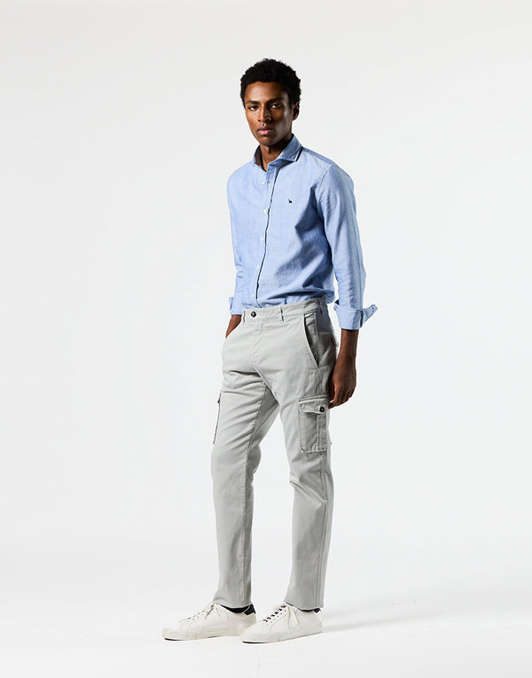 Pantalón new cargo gris