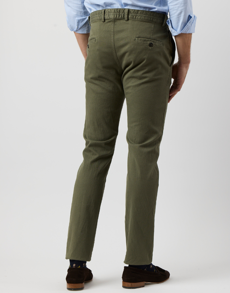 Pantalón sport estructura verde