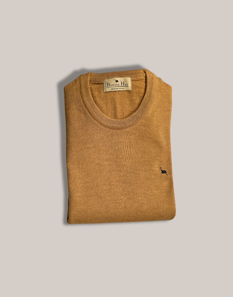 Jersey camel merino caja