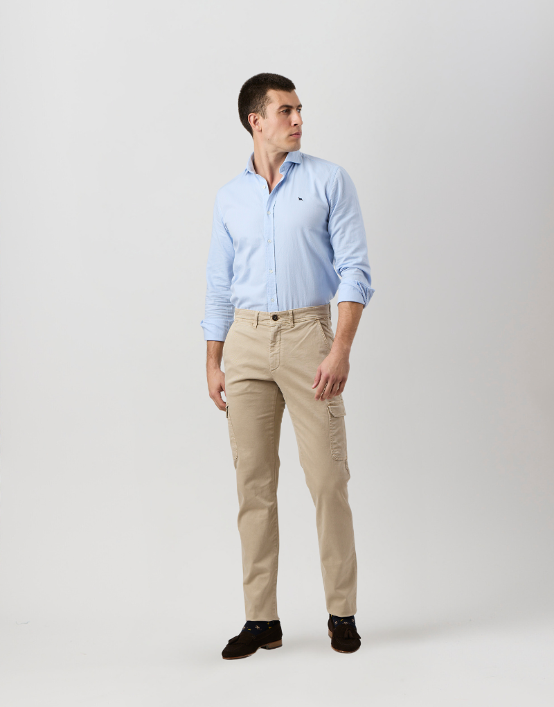 Pantalón cargo vegas  beige