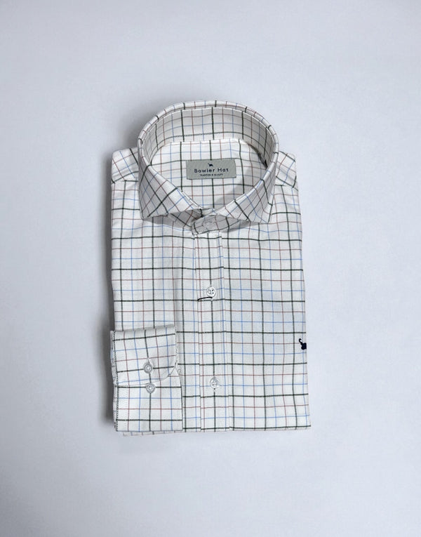 Camisa Italia cuadros harrys camel