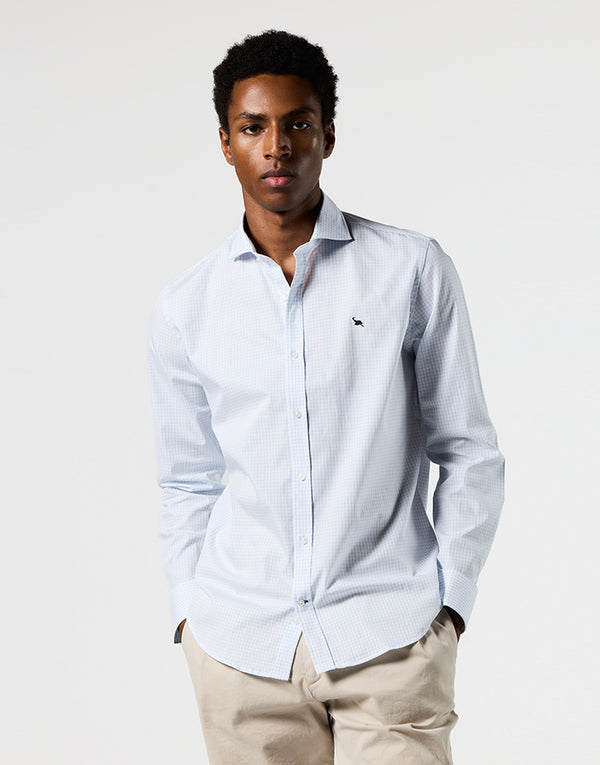 Camisa cuadrito azul