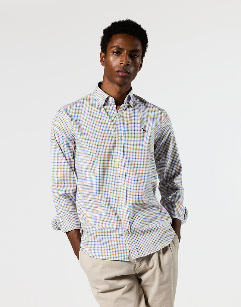 Camisa oxford cuadro multicolor