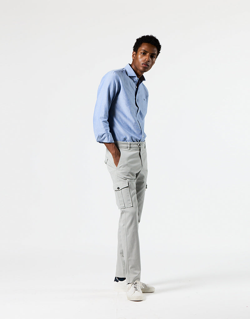 Pantalón new cargo gris