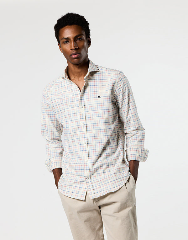 Camisa Italia cuadros harrys azules