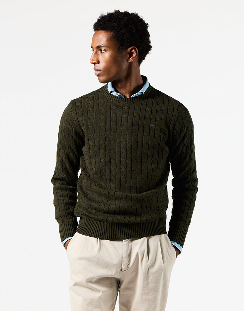 Jersey caja ochos khaki