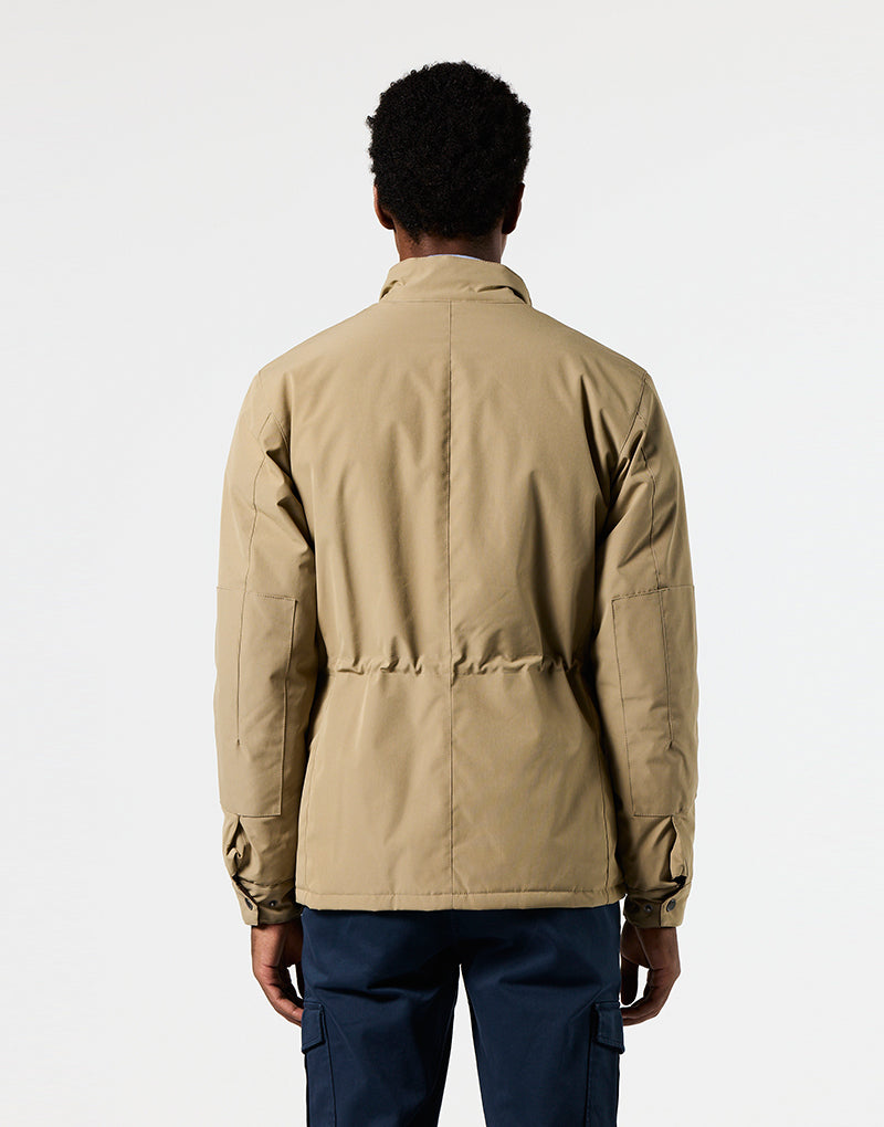 Parka beige cuatro bolsillos