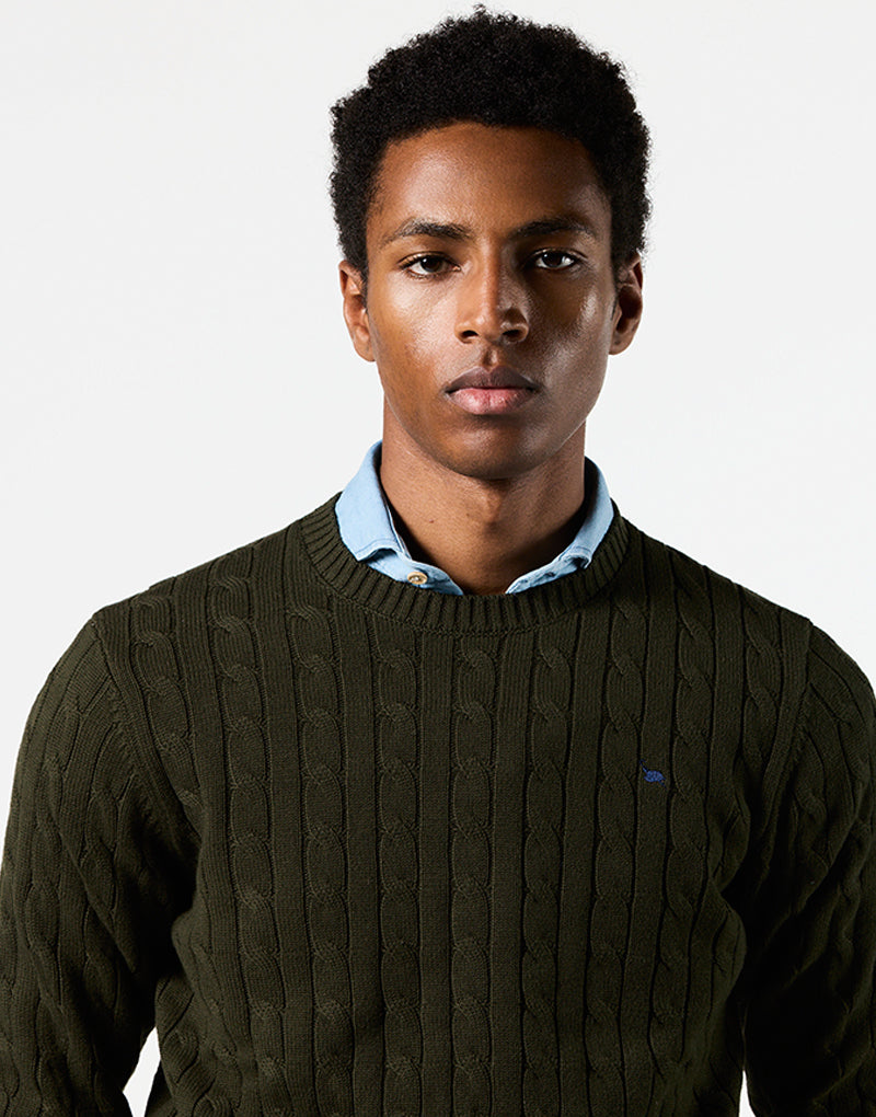 Jersey caja ochos khaki