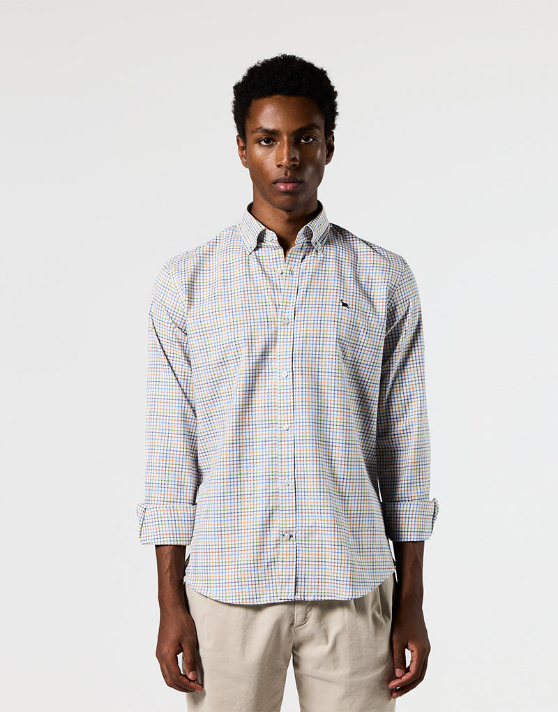 Camisa oxford cuadro multicolor