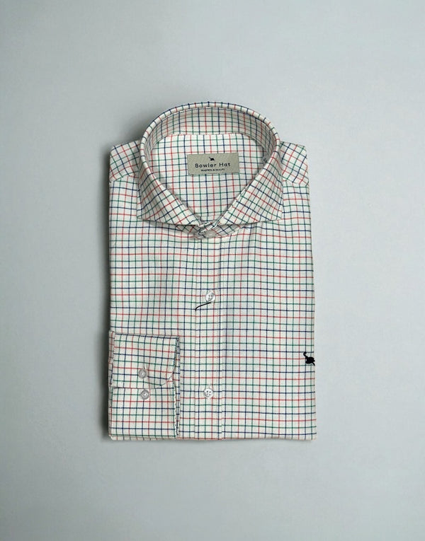 Camisa Italia mini cuadros harrys verde