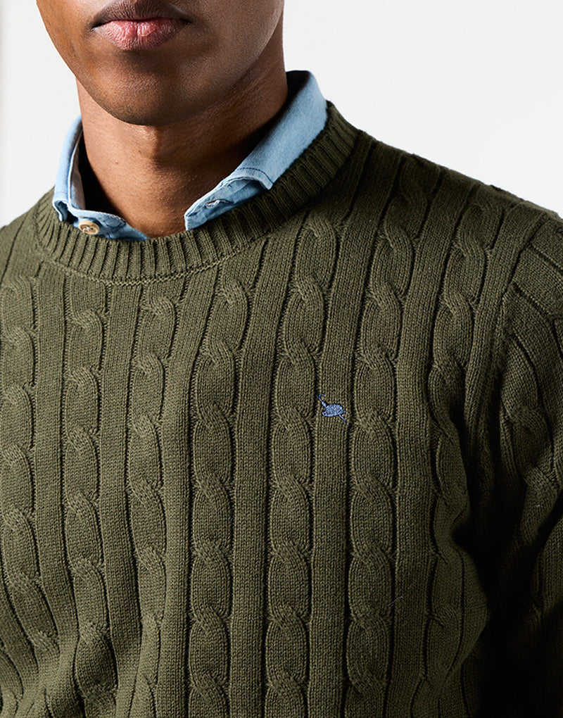 Jersey caja ochos khaki