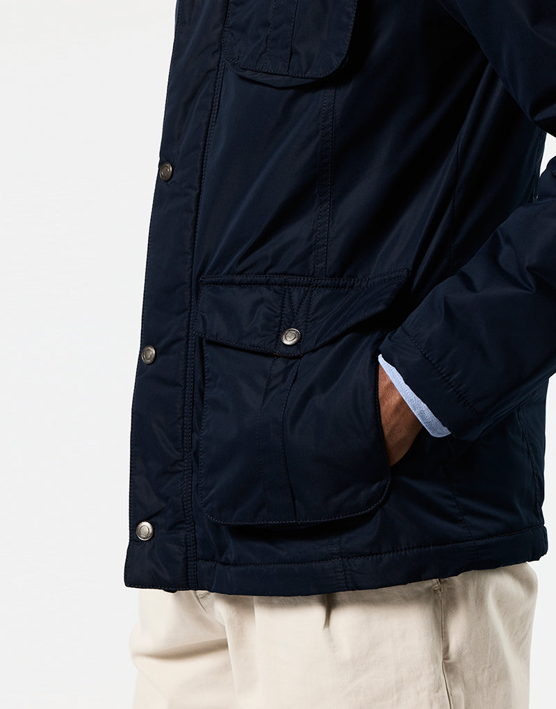 Parka acolchada field azul marino