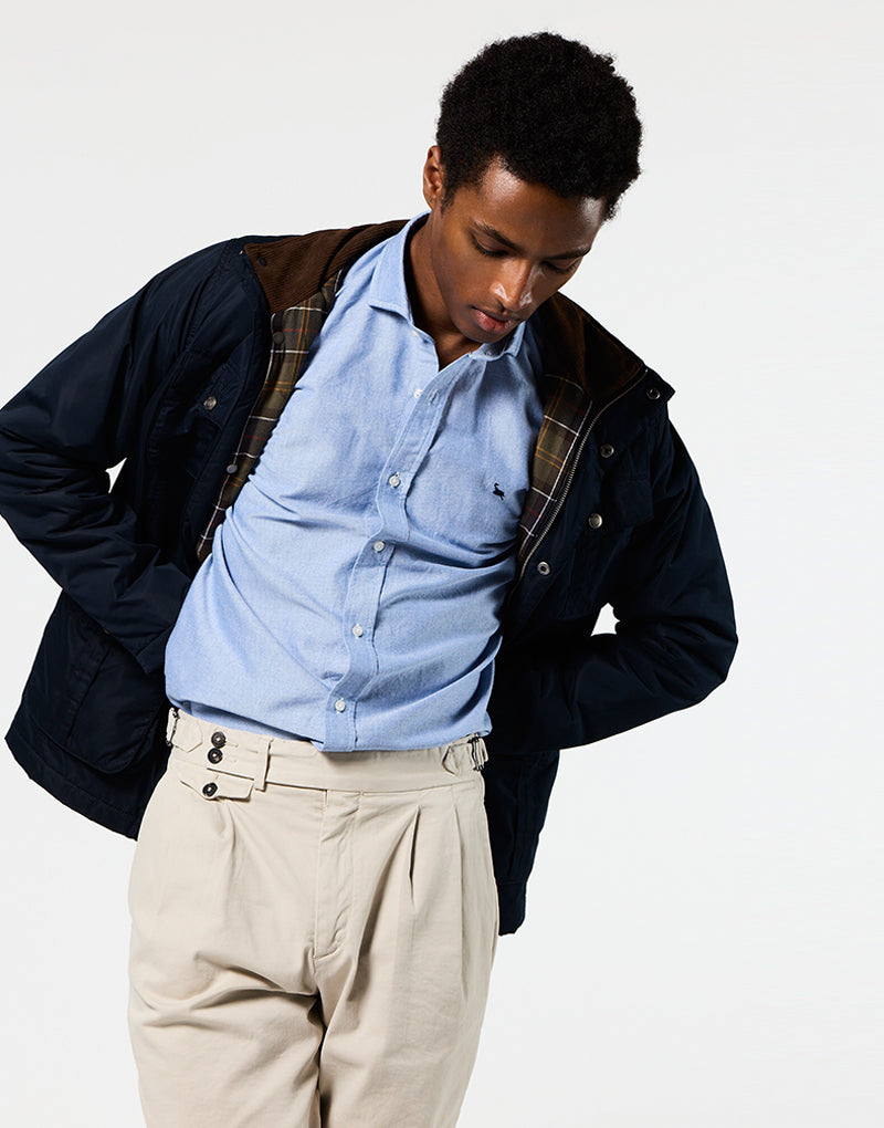 Parka acolchada field azul marino