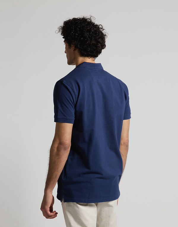Polo granito azul marino