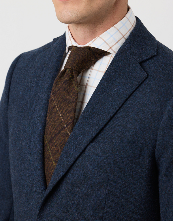 Americana azul tweed