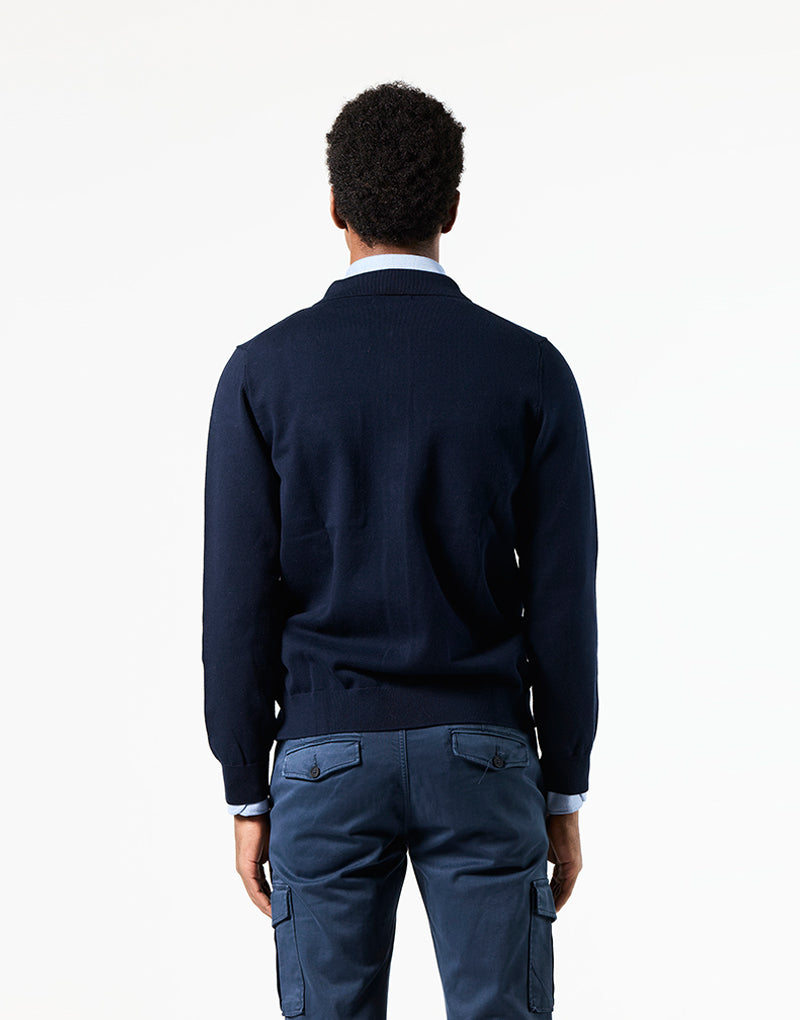 Sobrecamisa punto azul marino