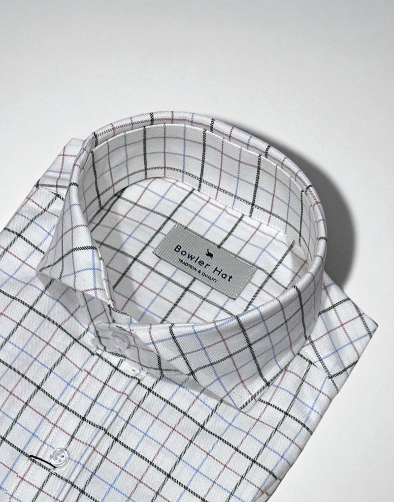 Camisa Italia cuadros harrys camel