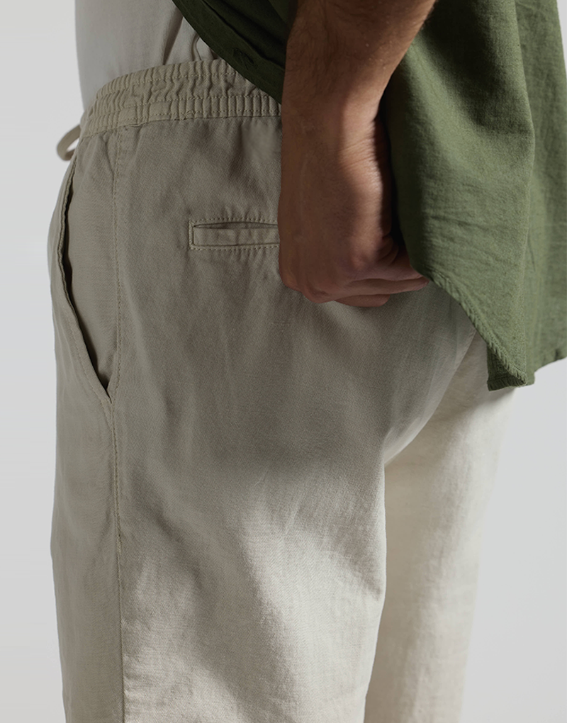 Bermudas cordón beige