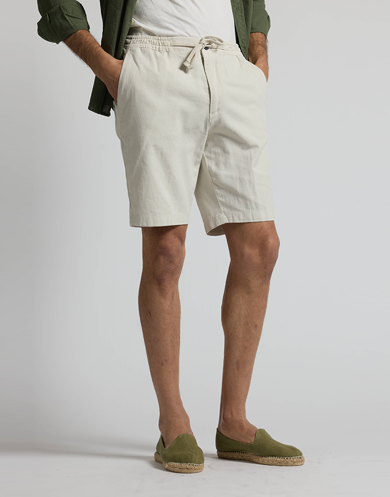 Bermudas cordón beige