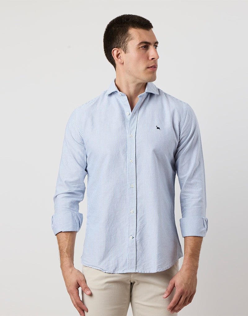 Camisa italia oxford raya marino