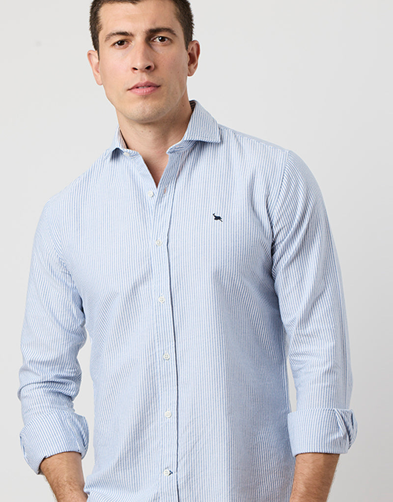 Camisa italia oxford raya marino