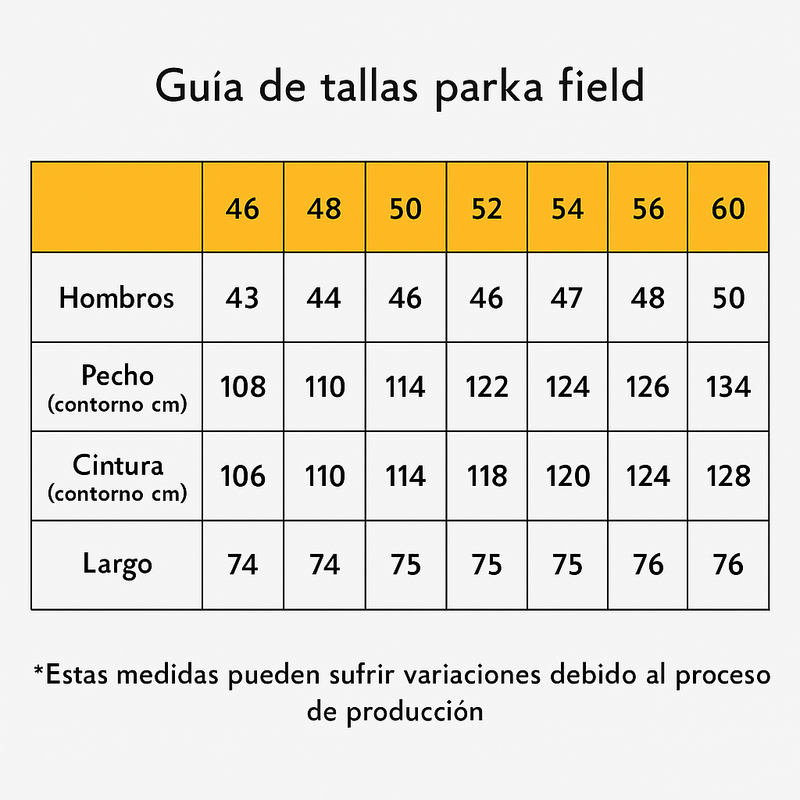 Parka acolchada field azul marino