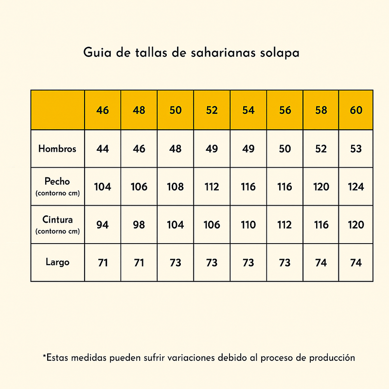 Sahariana solapa beige