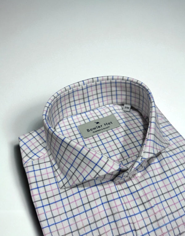Camisa Italia mini cuadros harrys rosa