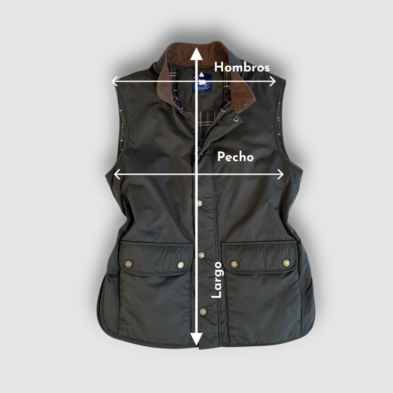 Chaleco espigas verde