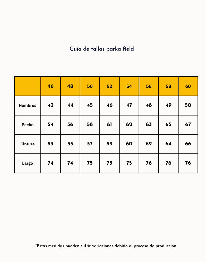 Parka acolchada field azul marino