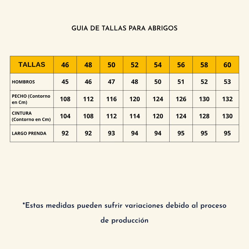 Abrigo corto espigas azul