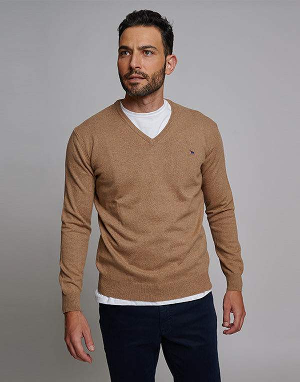 Jersey camel merino pico