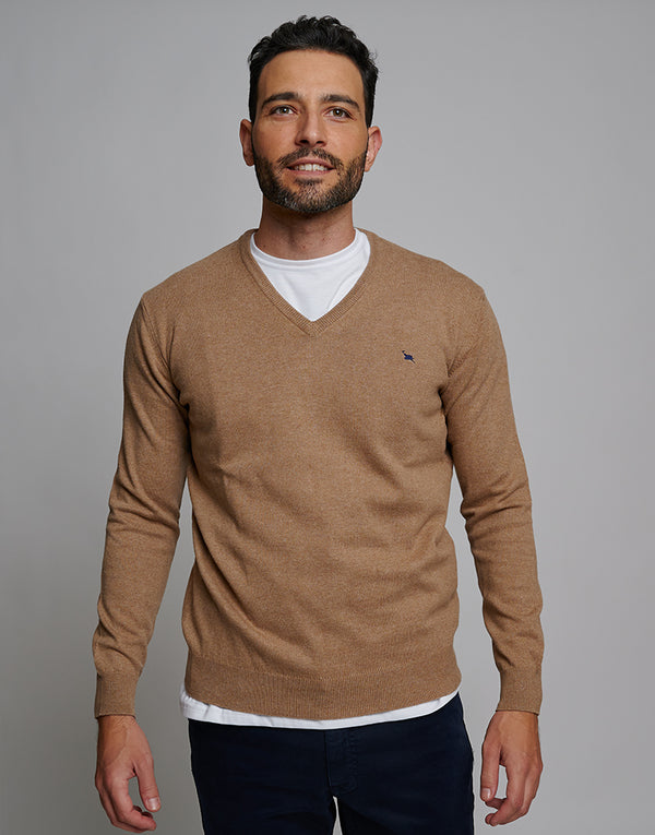 Jersey camel merino pico